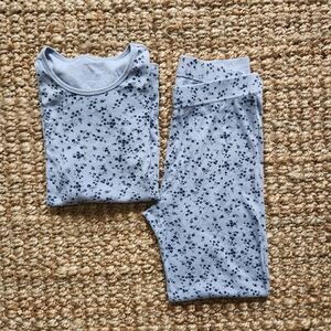 GAP Floral Pajamas in Blue SMALL